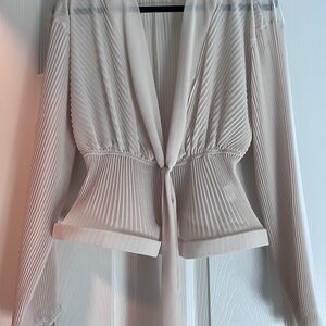 Pretty little thing pleated blouse